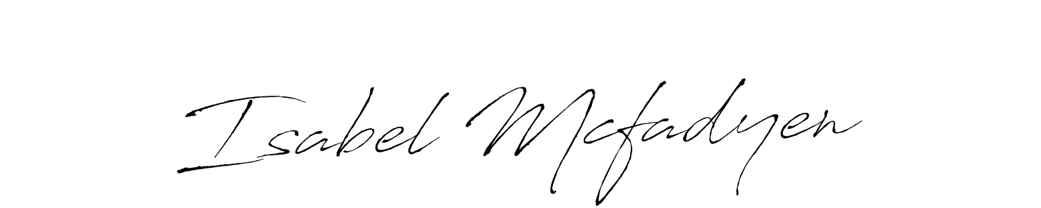 Similarly Antro_Vectra is the best handwritten signature design. Signature creator online .You can use it as an online autograph creator for name Isabel Mcfadyen. Isabel Mcfadyen signature style 6 images and pictures png