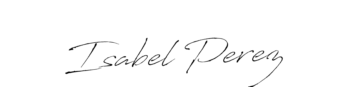 The best way (Antro_Vectra) to make a short signature is to pick only two or three words in your name. The name Isabel Perez include a total of six letters. For converting this name. Isabel Perez signature style 6 images and pictures png