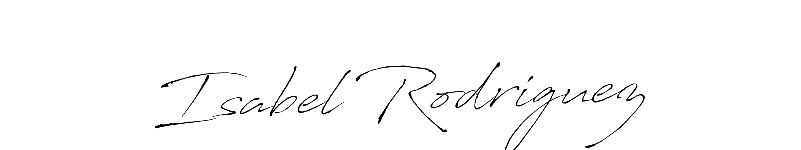 Design your own signature with our free online signature maker. With this signature software, you can create a handwritten (Antro_Vectra) signature for name Isabel Rodriguez. Isabel Rodriguez signature style 6 images and pictures png