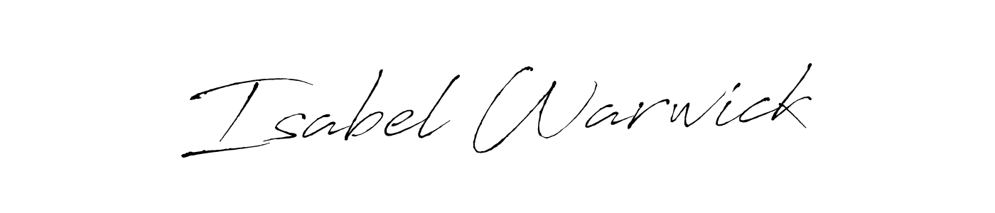 Design your own signature with our free online signature maker. With this signature software, you can create a handwritten (Antro_Vectra) signature for name Isabel Warwick. Isabel Warwick signature style 6 images and pictures png
