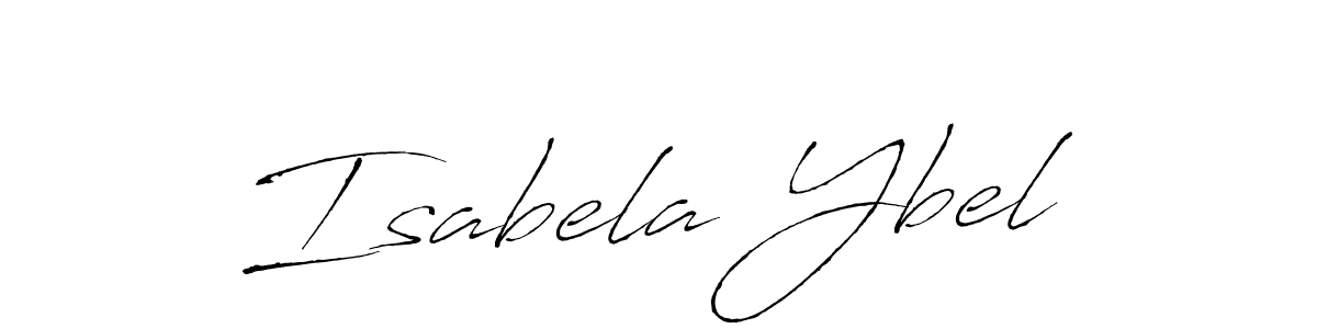 Create a beautiful signature design for name Isabela Ybel. With this signature (Antro_Vectra) fonts, you can make a handwritten signature for free. Isabela Ybel signature style 6 images and pictures png