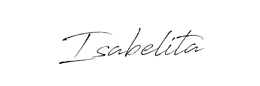 Also You can easily find your signature by using the search form. We will create Isabelita name handwritten signature images for you free of cost using Antro_Vectra sign style. Isabelita signature style 6 images and pictures png