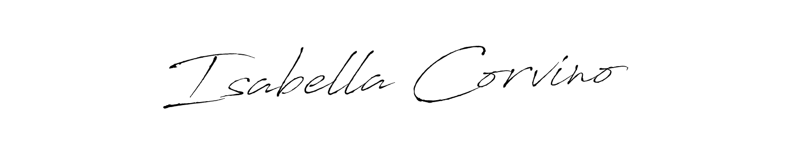 if you are searching for the best signature style for your name Isabella Corvino. so please give up your signature search. here we have designed multiple signature styles  using Antro_Vectra. Isabella Corvino signature style 6 images and pictures png