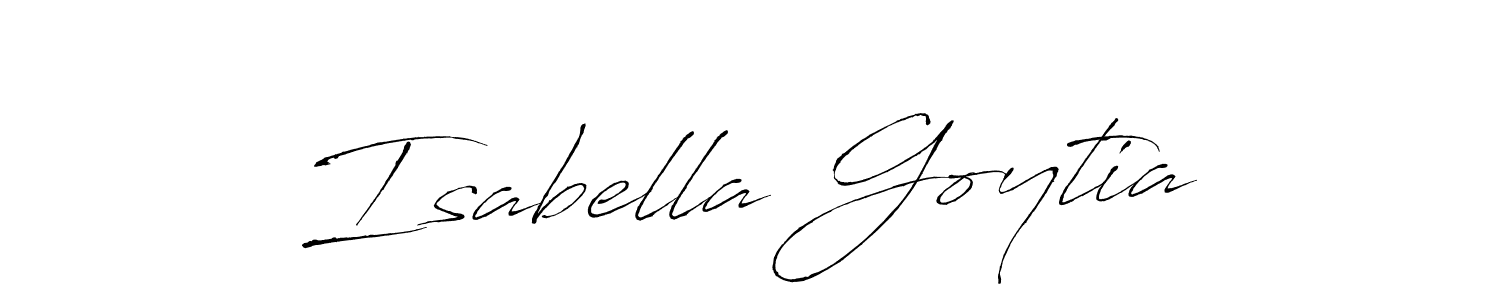 if you are searching for the best signature style for your name Isabella Goytia. so please give up your signature search. here we have designed multiple signature styles  using Antro_Vectra. Isabella Goytia signature style 6 images and pictures png