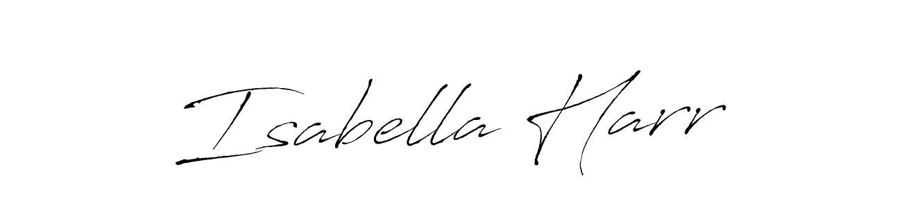 How to make Isabella Harr name signature. Use Antro_Vectra style for creating short signs online. This is the latest handwritten sign. Isabella Harr signature style 6 images and pictures png