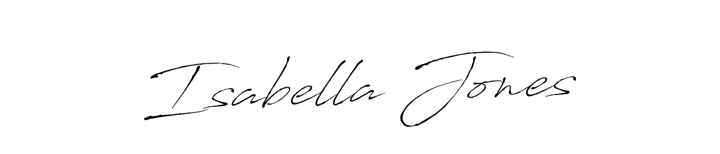 You should practise on your own different ways (Antro_Vectra) to write your name (Isabella Jones) in signature. don't let someone else do it for you. Isabella Jones signature style 6 images and pictures png