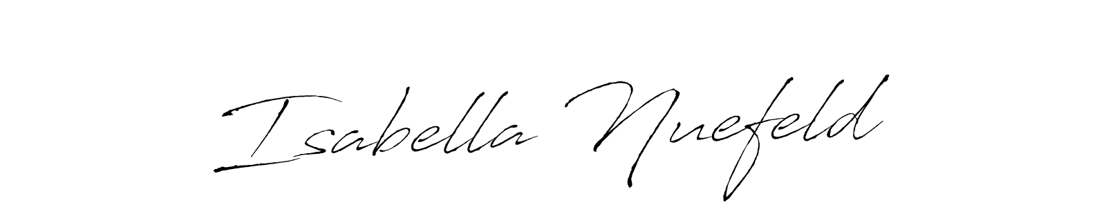 Design your own signature with our free online signature maker. With this signature software, you can create a handwritten (Antro_Vectra) signature for name Isabella Nuefeld. Isabella Nuefeld signature style 6 images and pictures png