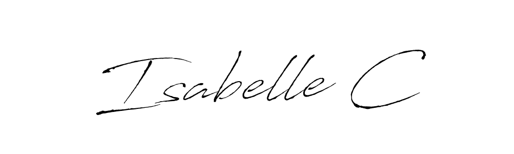 Antro_Vectra is a professional signature style that is perfect for those who want to add a touch of class to their signature. It is also a great choice for those who want to make their signature more unique. Get Isabelle C name to fancy signature for free. Isabelle C signature style 6 images and pictures png