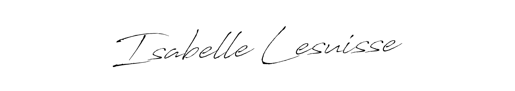 Use a signature maker to create a handwritten signature online. With this signature software, you can design (Antro_Vectra) your own signature for name Isabelle Lesuisse. Isabelle Lesuisse signature style 6 images and pictures png