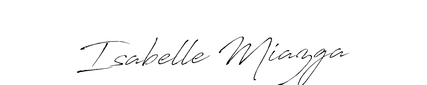 Antro_Vectra is a professional signature style that is perfect for those who want to add a touch of class to their signature. It is also a great choice for those who want to make their signature more unique. Get Isabelle Miazga name to fancy signature for free. Isabelle Miazga signature style 6 images and pictures png