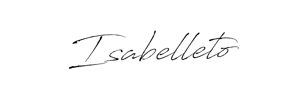 You should practise on your own different ways (Antro_Vectra) to write your name (Isabelleto) in signature. don't let someone else do it for you. Isabelleto signature style 6 images and pictures png