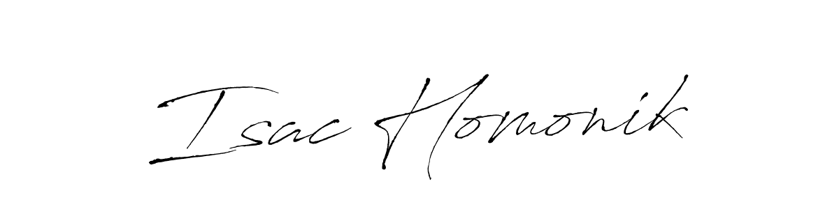 The best way (Antro_Vectra) to make a short signature is to pick only two or three words in your name. The name Isac Homonik include a total of six letters. For converting this name. Isac Homonik signature style 6 images and pictures png