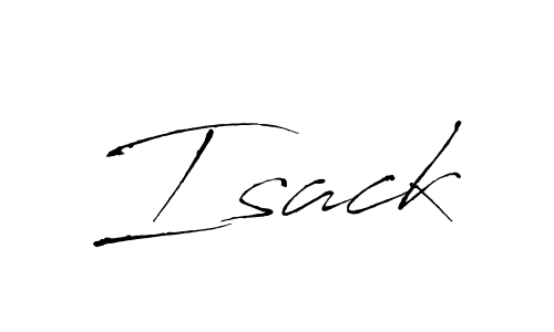 How to make Isack signature? Antro_Vectra is a professional autograph style. Create handwritten signature for Isack name. Isack signature style 6 images and pictures png