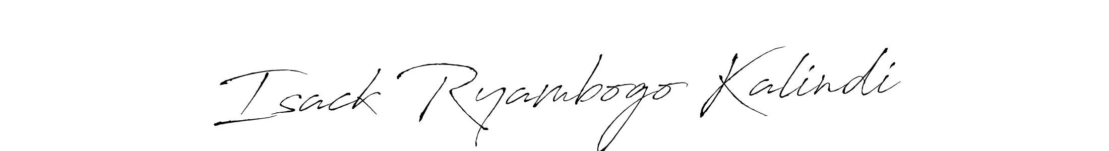 Also we have Isack Ryambogo Kalindi name is the best signature style. Create professional handwritten signature collection using Antro_Vectra autograph style. Isack Ryambogo Kalindi signature style 6 images and pictures png