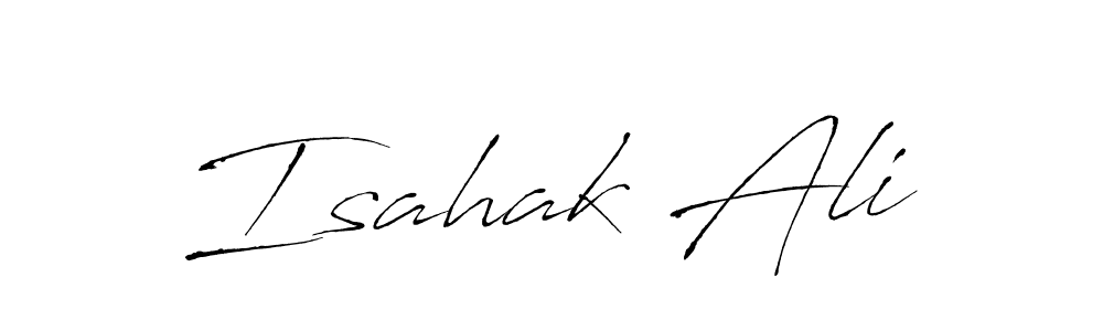 Also we have Isahak Ali name is the best signature style. Create professional handwritten signature collection using Antro_Vectra autograph style. Isahak Ali signature style 6 images and pictures png