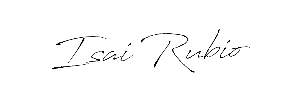 How to make Isai Rubio name signature. Use Antro_Vectra style for creating short signs online. This is the latest handwritten sign. Isai Rubio signature style 6 images and pictures png