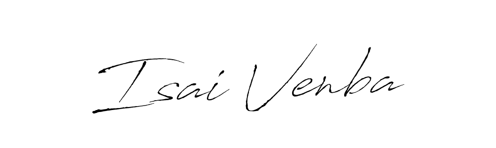 How to make Isai Venba name signature. Use Antro_Vectra style for creating short signs online. This is the latest handwritten sign. Isai Venba signature style 6 images and pictures png