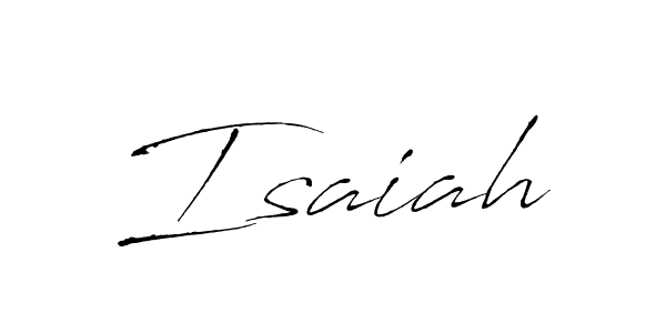 Isaiah stylish signature style. Best Handwritten Sign (Antro_Vectra) for my name. Handwritten Signature Collection Ideas for my name Isaiah. Isaiah signature style 6 images and pictures png