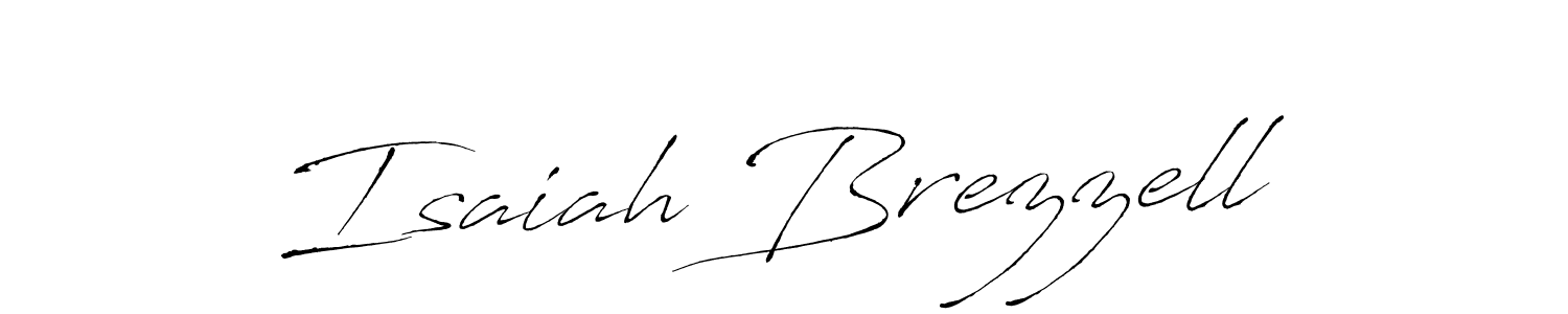 Make a beautiful signature design for name Isaiah Brezzell. With this signature (Antro_Vectra) style, you can create a handwritten signature for free. Isaiah Brezzell signature style 6 images and pictures png