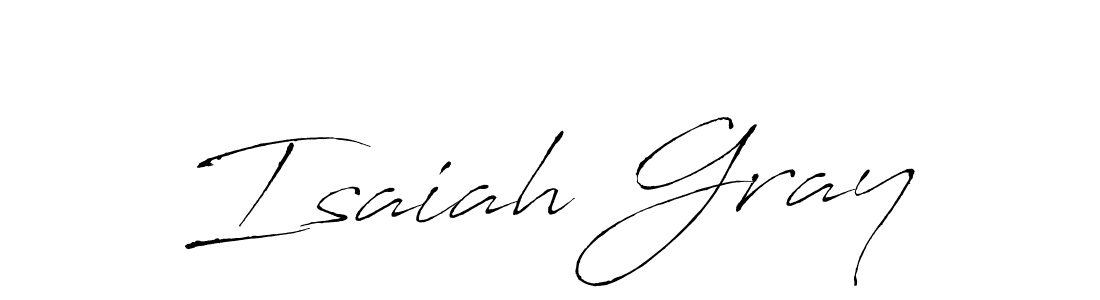 How to make Isaiah Gray signature? Antro_Vectra is a professional autograph style. Create handwritten signature for Isaiah Gray name. Isaiah Gray signature style 6 images and pictures png