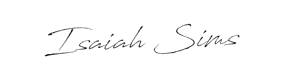 The best way (Antro_Vectra) to make a short signature is to pick only two or three words in your name. The name Isaiah Sims include a total of six letters. For converting this name. Isaiah Sims signature style 6 images and pictures png