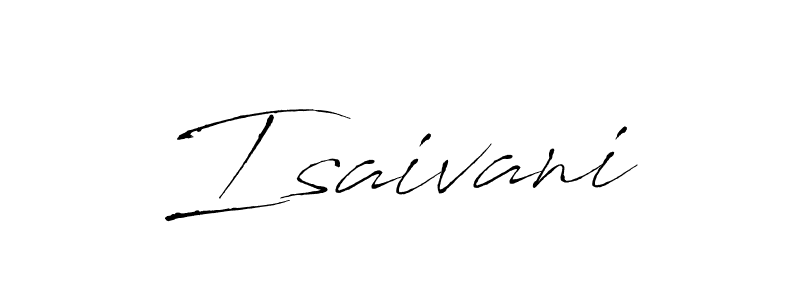 The best way (Antro_Vectra) to make a short signature is to pick only two or three words in your name. The name Isaivani include a total of six letters. For converting this name. Isaivani signature style 6 images and pictures png