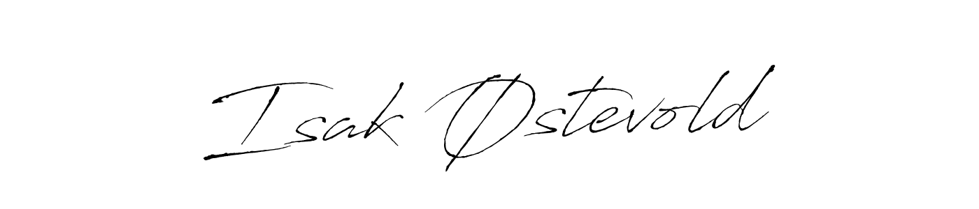 Design your own signature with our free online signature maker. With this signature software, you can create a handwritten (Antro_Vectra) signature for name Isak Østevold. Isak Østevold signature style 6 images and pictures png