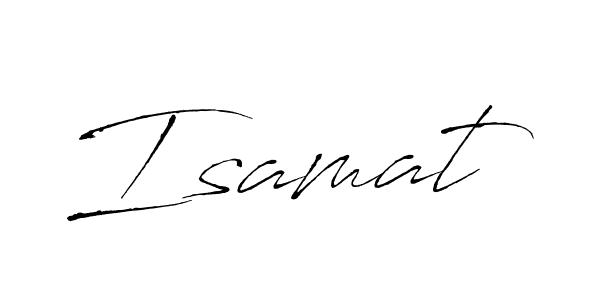 Create a beautiful signature design for name Isamat. With this signature (Antro_Vectra) fonts, you can make a handwritten signature for free. Isamat signature style 6 images and pictures png