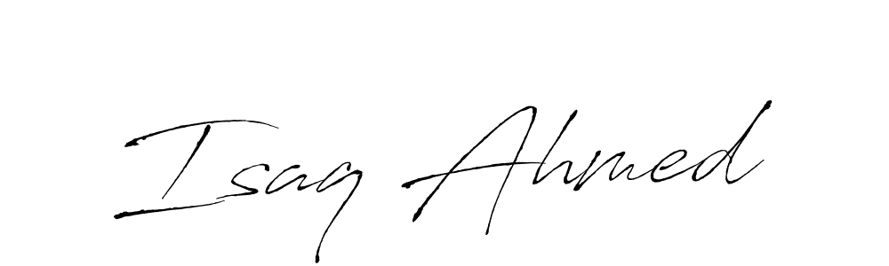 This is the best signature style for the Isaq Ahmed name. Also you like these signature font (Antro_Vectra). Mix name signature. Isaq Ahmed signature style 6 images and pictures png