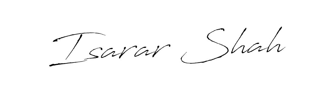 Similarly Antro_Vectra is the best handwritten signature design. Signature creator online .You can use it as an online autograph creator for name Isarar Shah. Isarar Shah signature style 6 images and pictures png