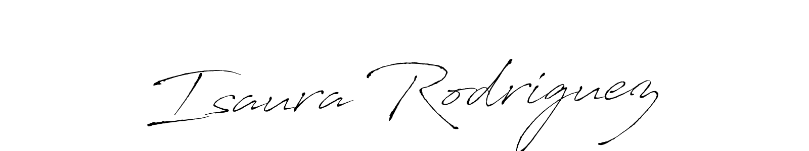 Create a beautiful signature design for name Isaura Rodriguez. With this signature (Antro_Vectra) fonts, you can make a handwritten signature for free. Isaura Rodriguez signature style 6 images and pictures png