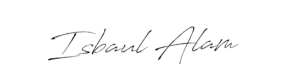 Also You can easily find your signature by using the search form. We will create Isbaul Alam name handwritten signature images for you free of cost using Antro_Vectra sign style. Isbaul Alam signature style 6 images and pictures png