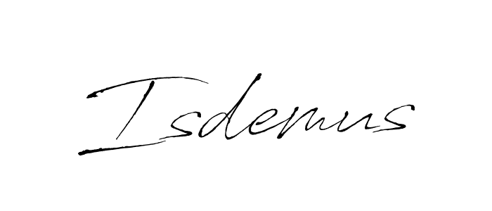 Also we have Isdemus name is the best signature style. Create professional handwritten signature collection using Antro_Vectra autograph style. Isdemus signature style 6 images and pictures png