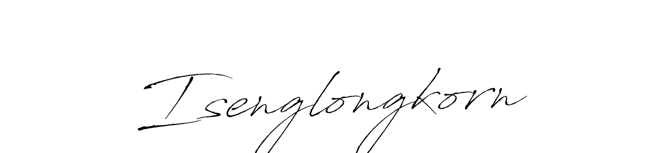 You should practise on your own different ways (Antro_Vectra) to write your name (Isenglongkorn) in signature. don't let someone else do it for you. Isenglongkorn signature style 6 images and pictures png