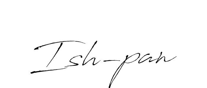How to make Ish-pan name signature. Use Antro_Vectra style for creating short signs online. This is the latest handwritten sign. Ish-pan signature style 6 images and pictures png