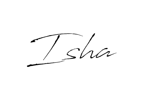 How to make Isha  name signature. Use Antro_Vectra style for creating short signs online. This is the latest handwritten sign. Isha  signature style 6 images and pictures png