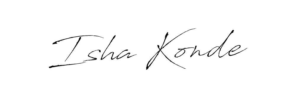 Make a beautiful signature design for name Isha Konde. Use this online signature maker to create a handwritten signature for free. Isha Konde signature style 6 images and pictures png