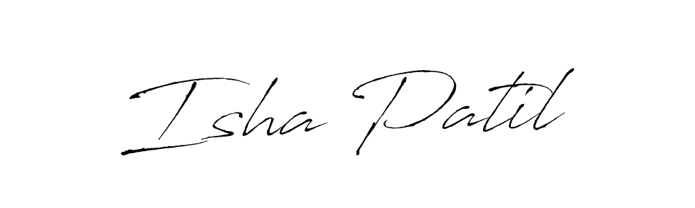 Use a signature maker to create a handwritten signature online. With this signature software, you can design (Antro_Vectra) your own signature for name Isha Patil. Isha Patil signature style 6 images and pictures png