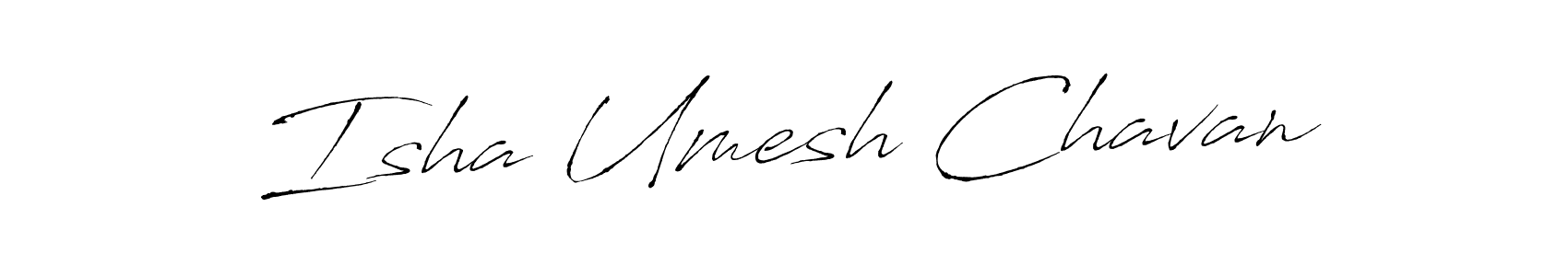 Make a beautiful signature design for name Isha Umesh Chavan. Use this online signature maker to create a handwritten signature for free. Isha Umesh Chavan signature style 6 images and pictures png
