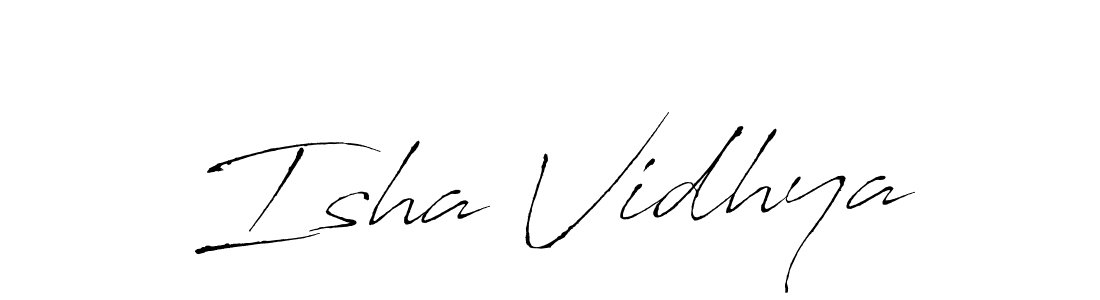Similarly Antro_Vectra is the best handwritten signature design. Signature creator online .You can use it as an online autograph creator for name Isha Vidhya. Isha Vidhya signature style 6 images and pictures png