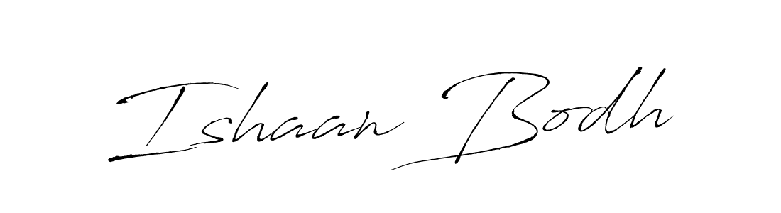 How to make Ishaan Bodh name signature. Use Antro_Vectra style for creating short signs online. This is the latest handwritten sign. Ishaan Bodh signature style 6 images and pictures png