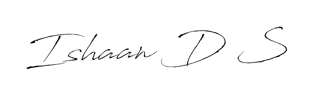 Also we have Ishaan D S name is the best signature style. Create professional handwritten signature collection using Antro_Vectra autograph style. Ishaan D S signature style 6 images and pictures png