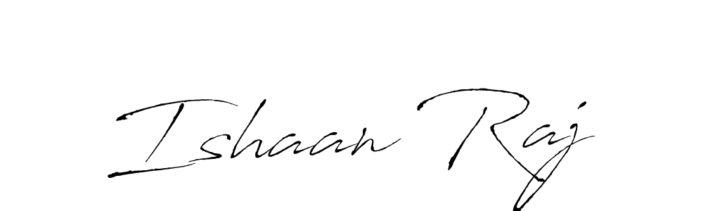 How to make Ishaan Raj name signature. Use Antro_Vectra style for creating short signs online. This is the latest handwritten sign. Ishaan Raj signature style 6 images and pictures png