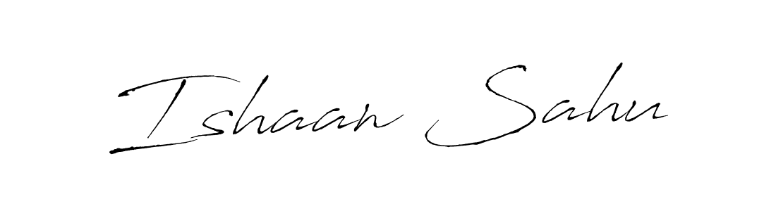 Create a beautiful signature design for name Ishaan Sahu. With this signature (Antro_Vectra) fonts, you can make a handwritten signature for free. Ishaan Sahu signature style 6 images and pictures png