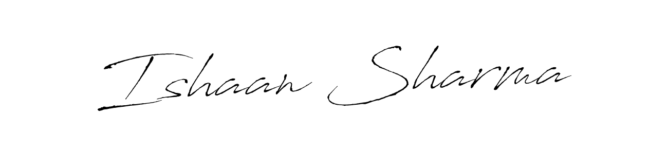 How to make Ishaan Sharma signature? Antro_Vectra is a professional autograph style. Create handwritten signature for Ishaan Sharma name. Ishaan Sharma signature style 6 images and pictures png