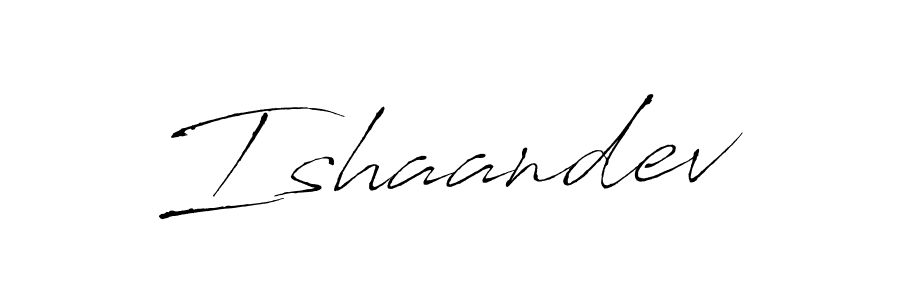 How to make Ishaandev signature? Antro_Vectra is a professional autograph style. Create handwritten signature for Ishaandev name. Ishaandev signature style 6 images and pictures png