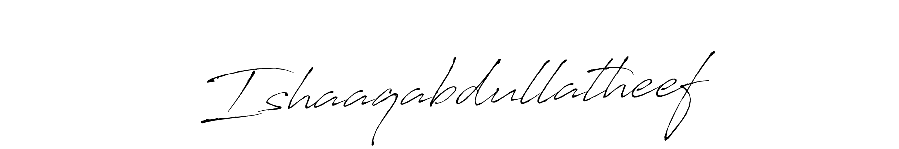 Make a short Ishaaqabdullatheef signature style. Manage your documents anywhere anytime using Antro_Vectra. Create and add eSignatures, submit forms, share and send files easily. Ishaaqabdullatheef signature style 6 images and pictures png
