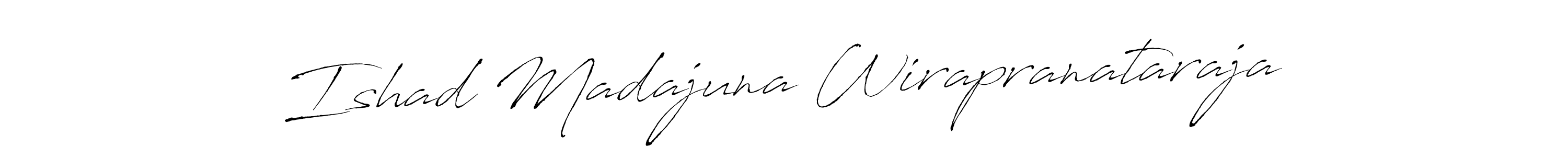 The best way (Antro_Vectra) to make a short signature is to pick only two or three words in your name. The name Ishad Madajuna Wirapranataraja include a total of six letters. For converting this name. Ishad Madajuna Wirapranataraja signature style 6 images and pictures png