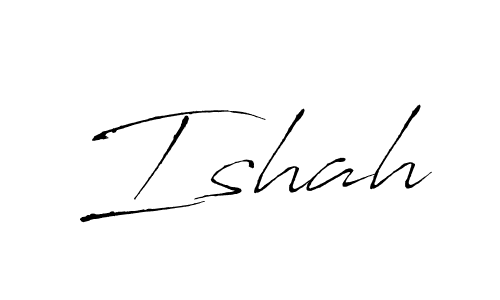 How to make Ishah signature? Antro_Vectra is a professional autograph style. Create handwritten signature for Ishah name. Ishah signature style 6 images and pictures png