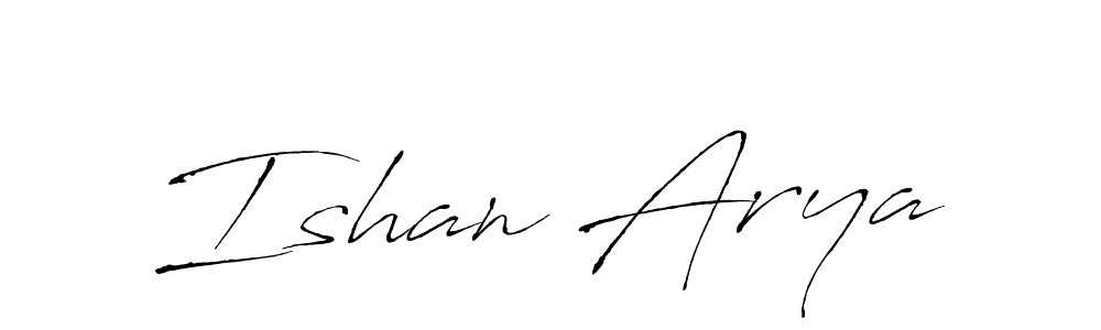 You should practise on your own different ways (Antro_Vectra) to write your name (Ishan Arya) in signature. don't let someone else do it for you. Ishan Arya signature style 6 images and pictures png